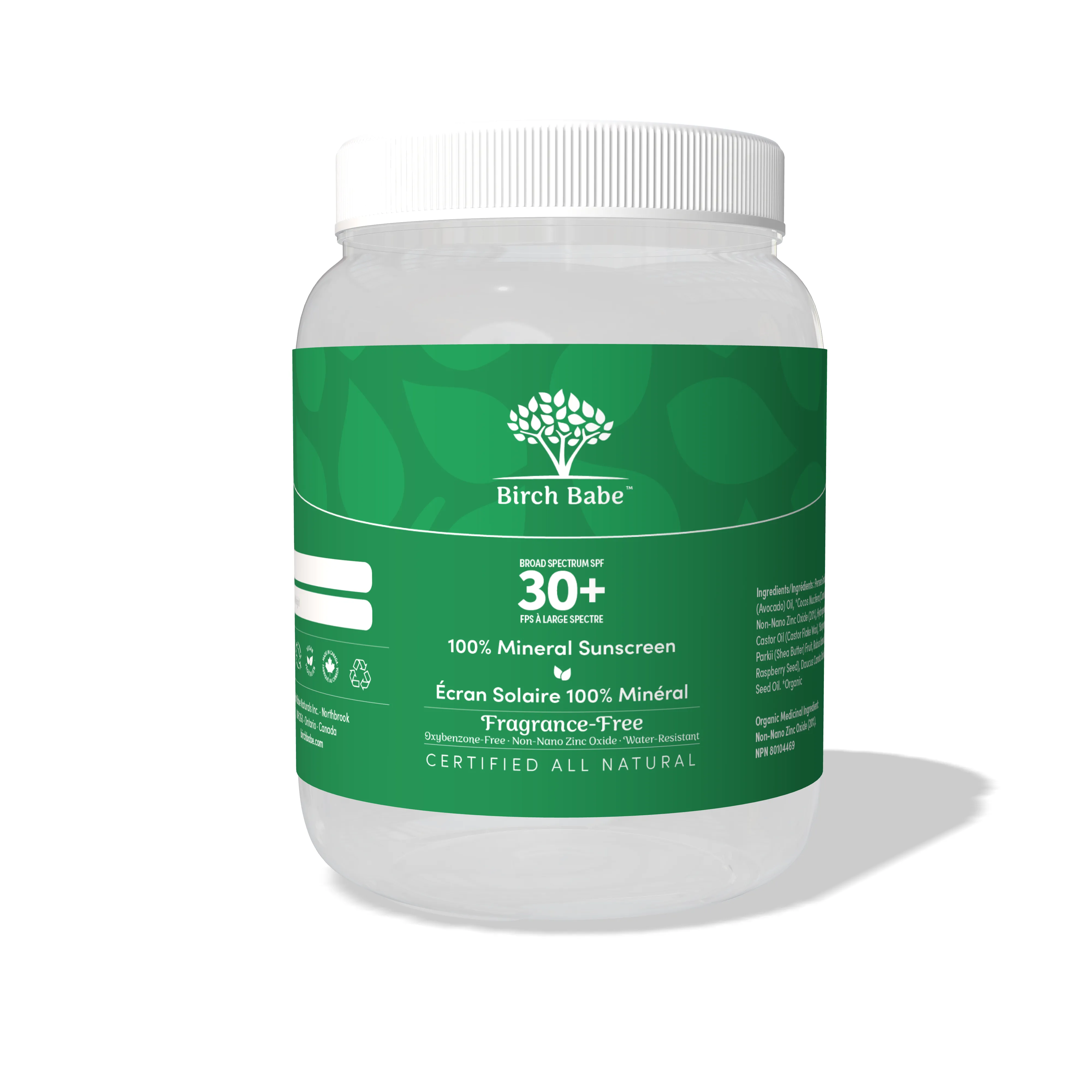 100% Mineral Sunscreen - 1500g - Bulk