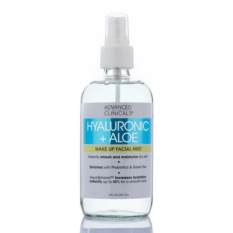 Advanced Clinicals Hyaluronic   Aloe Facial Mist
