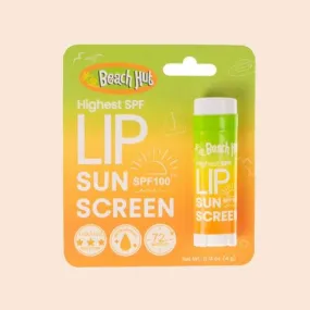 Beach Hut Sunblock Lip Sunscreen SPF 100   4g