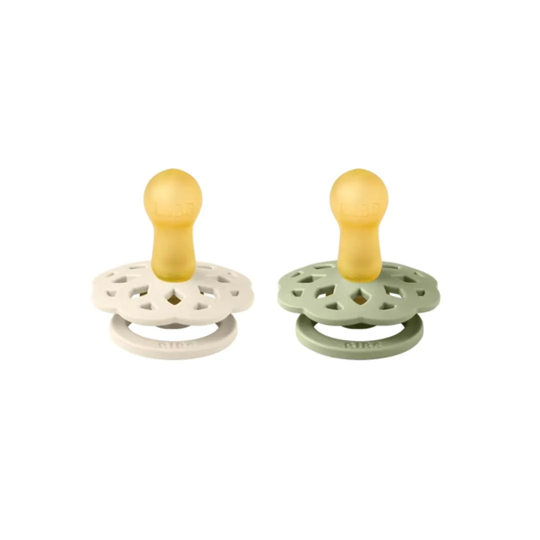 BIBS Dummies Boheme - Ivory/Sage 2PK