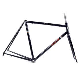 BLACKCAT BICYCLES Smooth Road Frame Set / Black Stripes 54