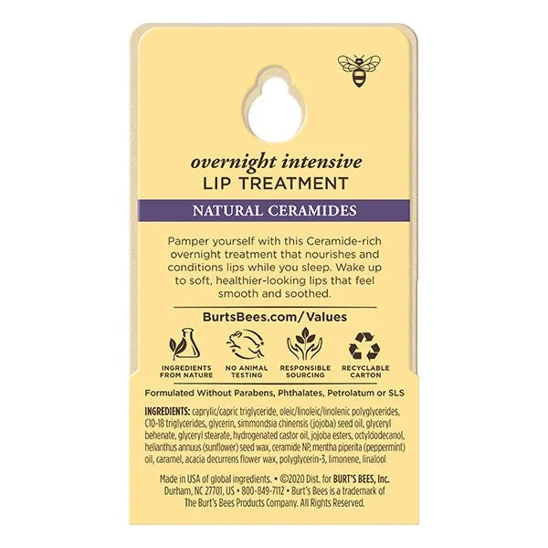 Burt's Bees Lip Treatment Overnight Intensive