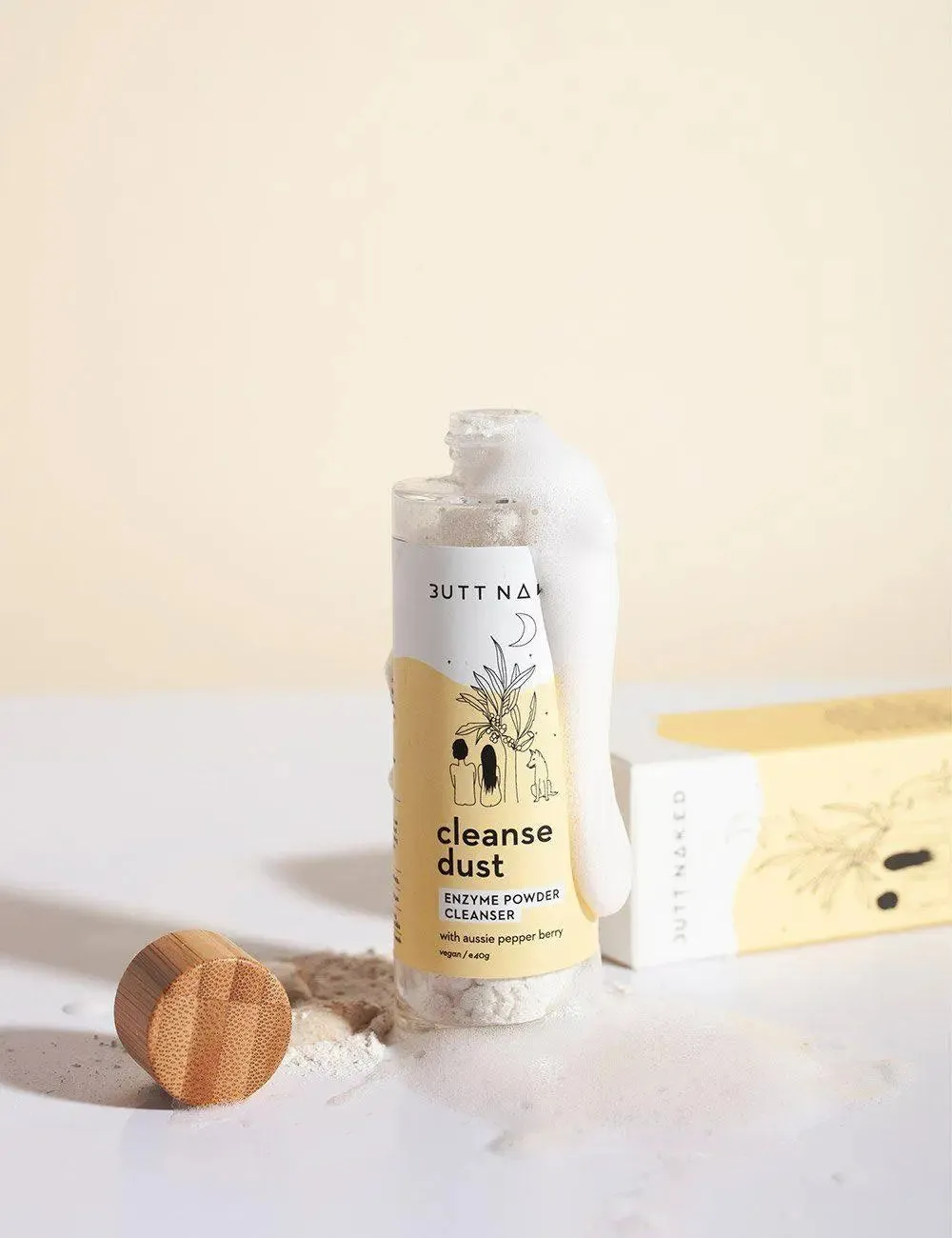 Cleanse dust enzyme cleanser by Butt Naked