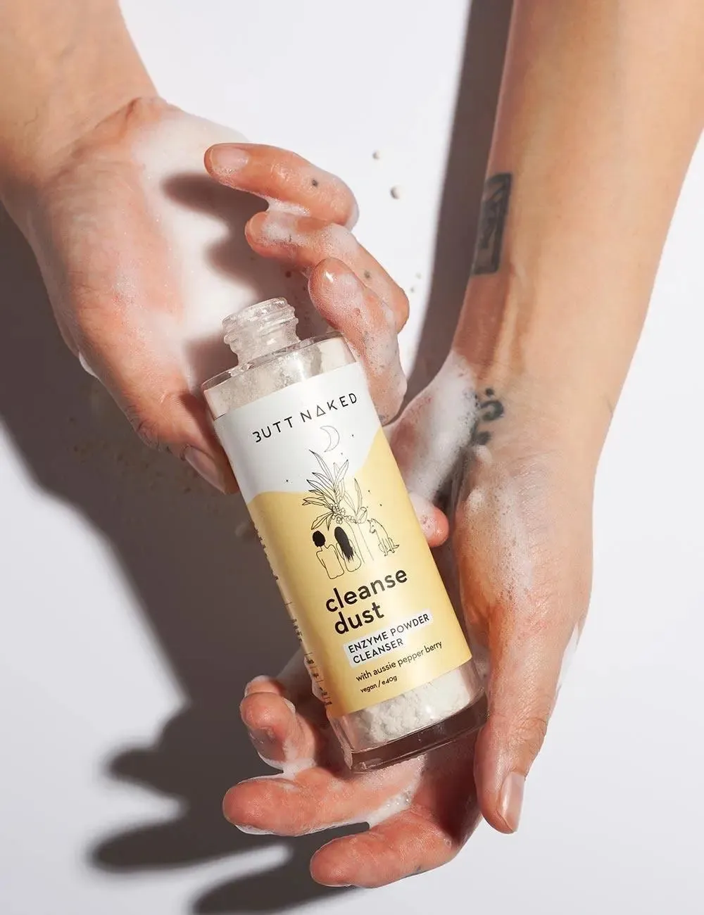 Cleanse dust enzyme cleanser by Butt Naked