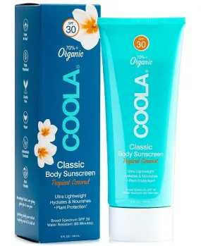 Coola Classic Body Organic Sunscreen Lotion SPF 30 - Tropical Coconut