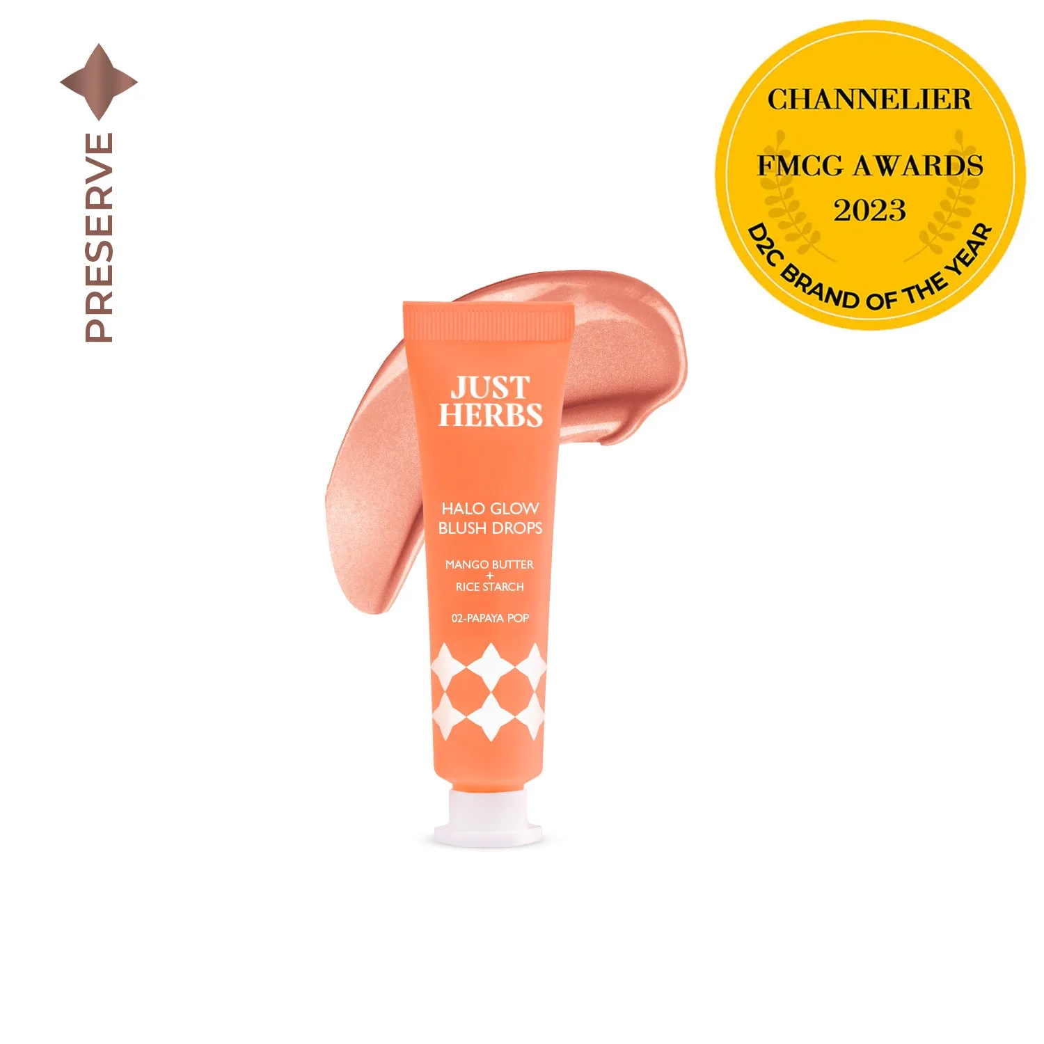 Halo Glow Blush Drops with Mango Butter & Rice Starch : 10 ml