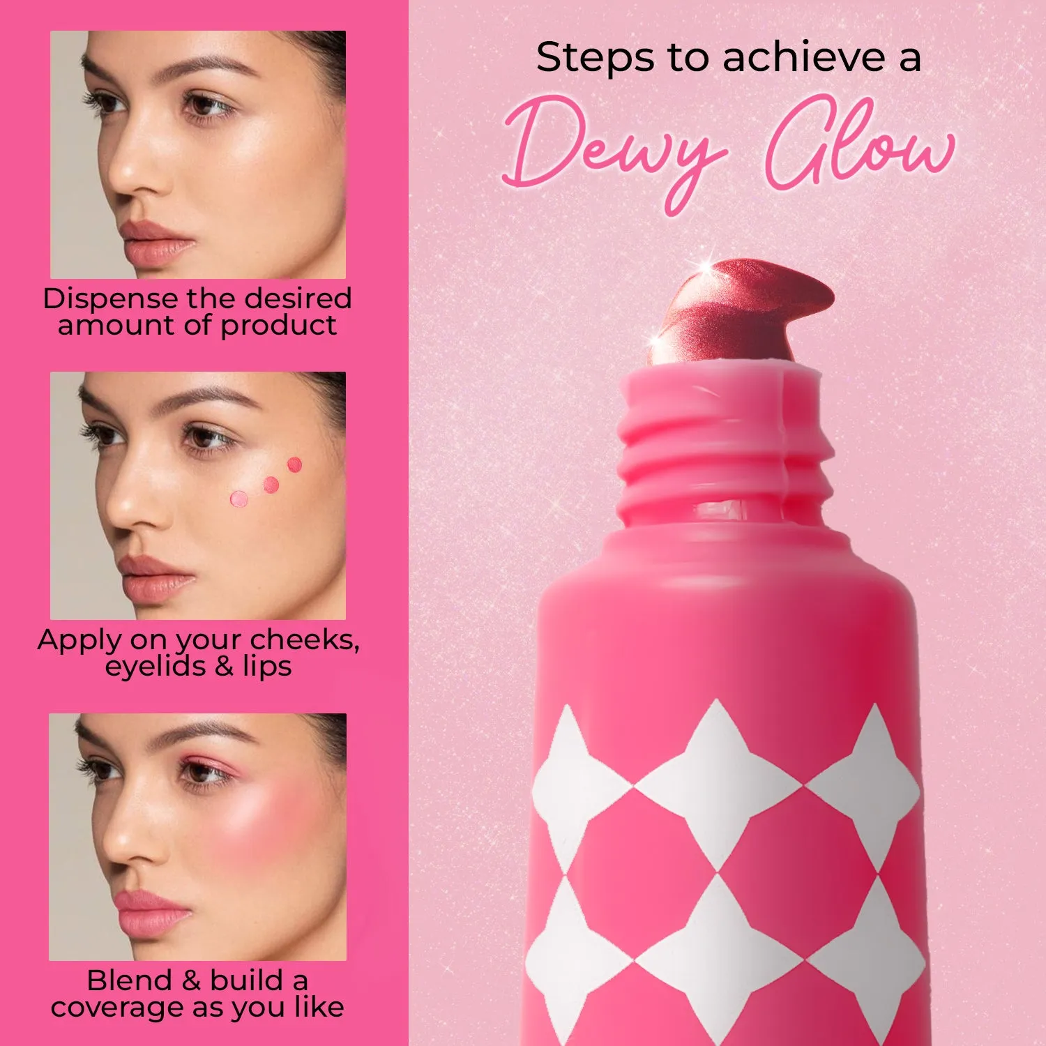 Halo Glow Blush Drops with Mango Butter & Rice Starch : 10 ml