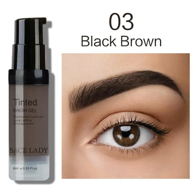 Henna Eyebrow Dye Gel Waterproof Makeup Shadow For Eye Brow Wax Long Lasting