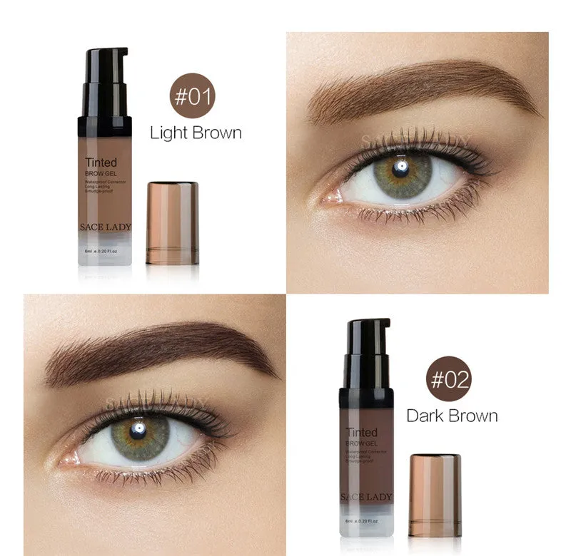 Henna Eyebrow Dye Gel Waterproof Makeup Shadow For Eye Brow Wax Long Lasting