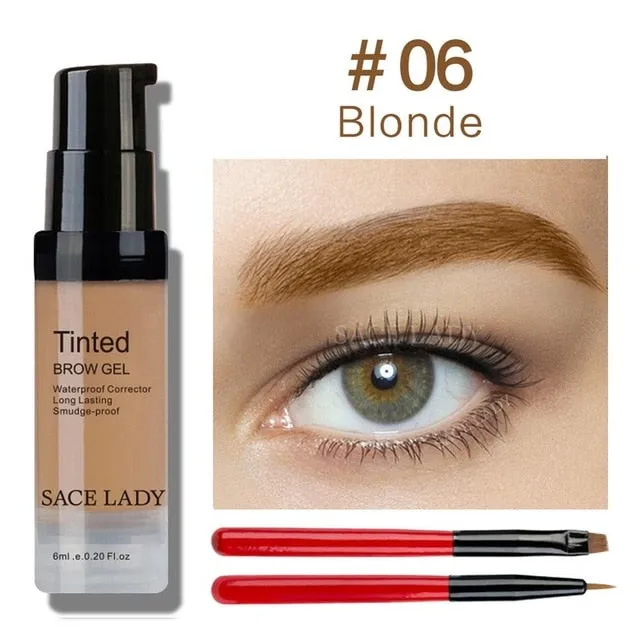 Henna Eyebrow Dye Gel Waterproof Makeup Shadow For Eye Brow Wax Long Lasting
