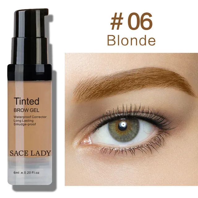 Henna Eyebrow Dye Gel Waterproof Makeup Shadow For Eye Brow Wax Long Lasting