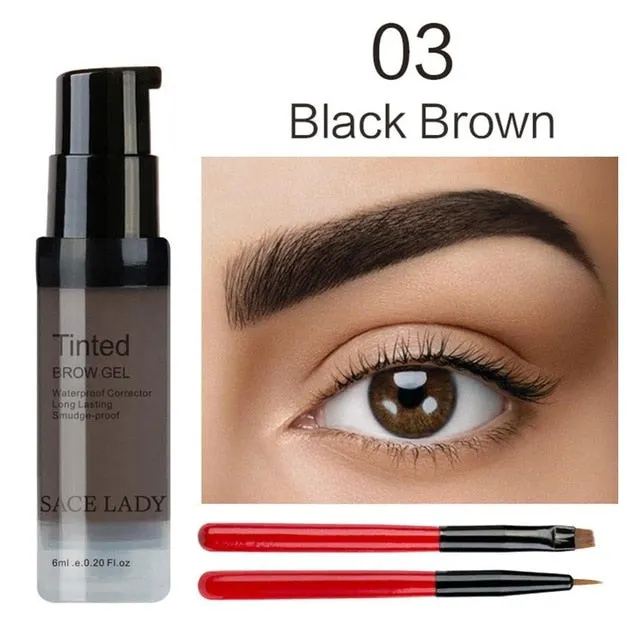 Henna Eyebrow Dye Gel Waterproof Makeup Shadow For Eye Brow Wax Long Lasting