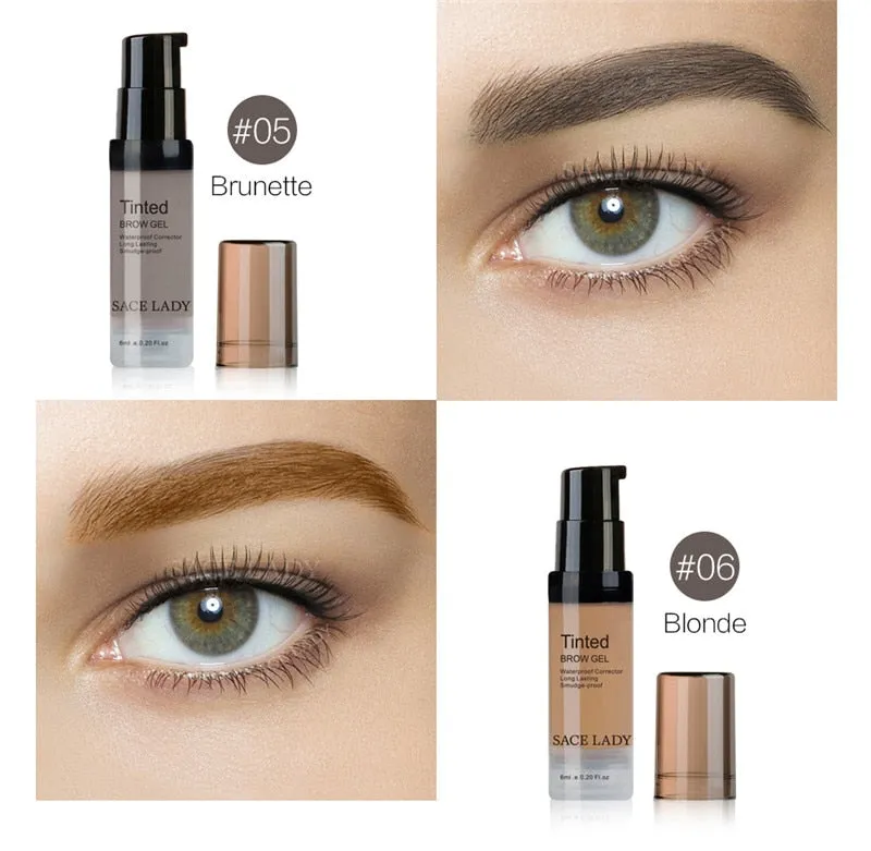 Henna Eyebrow Dye Gel Waterproof Makeup Shadow For Eye Brow Wax Long Lasting