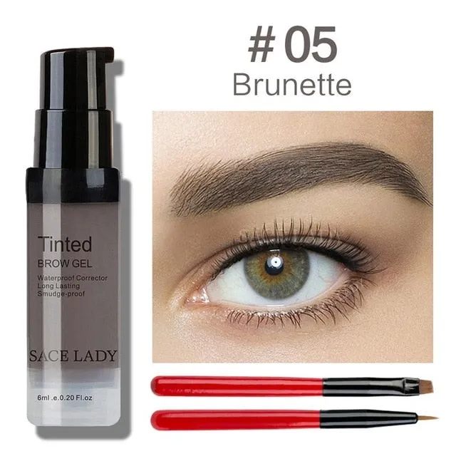 Henna Eyebrow Dye Gel Waterproof Makeup Shadow For Eye Brow Wax Long Lasting