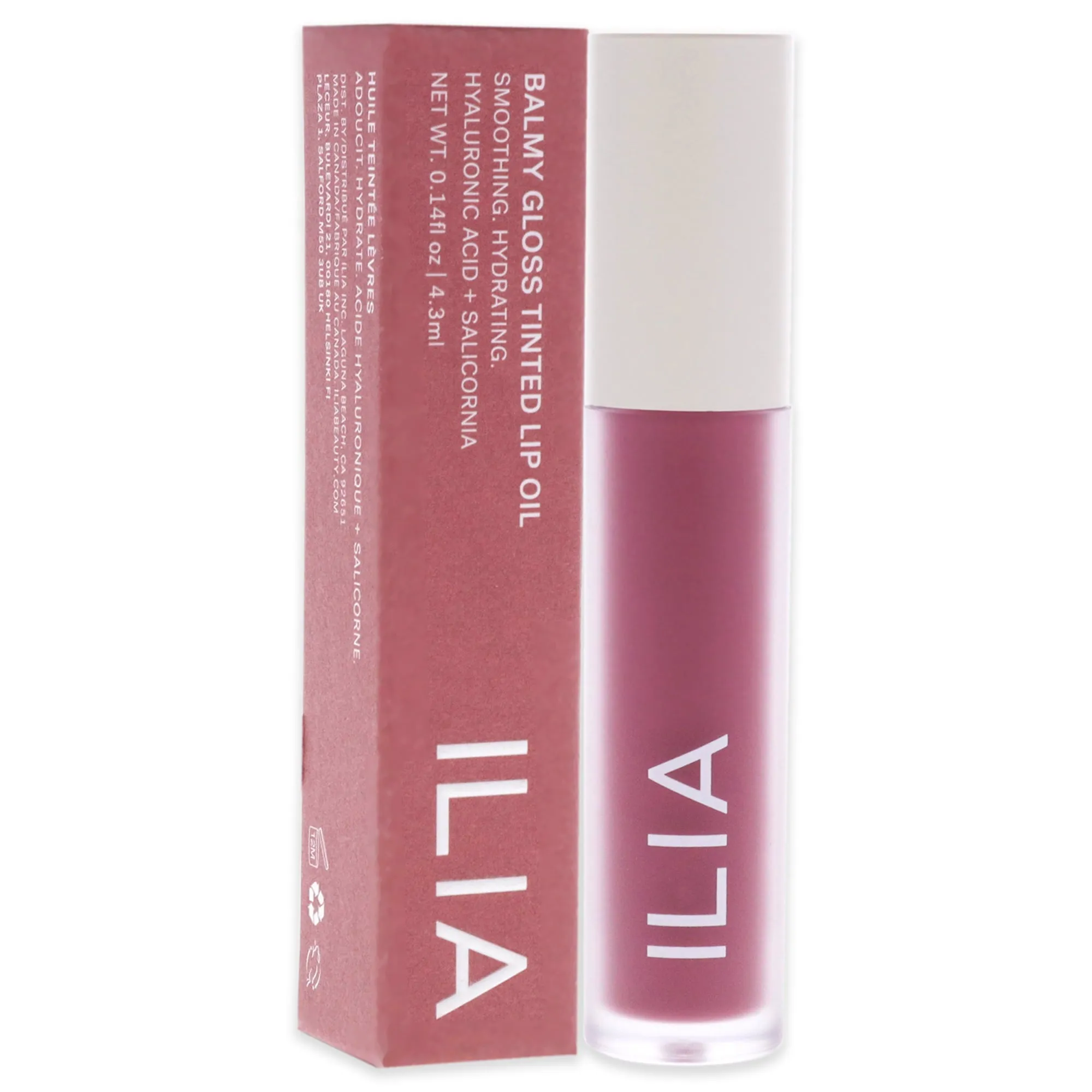 ILIA Beauty Balmy Gloss Tinted Lip Oil - Linger, 0.14 oz Lip Oil