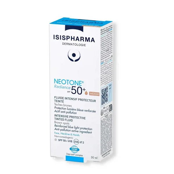 Isispharma - Neotone Radiance SPF50  Intensive Tinted Fluid Medium