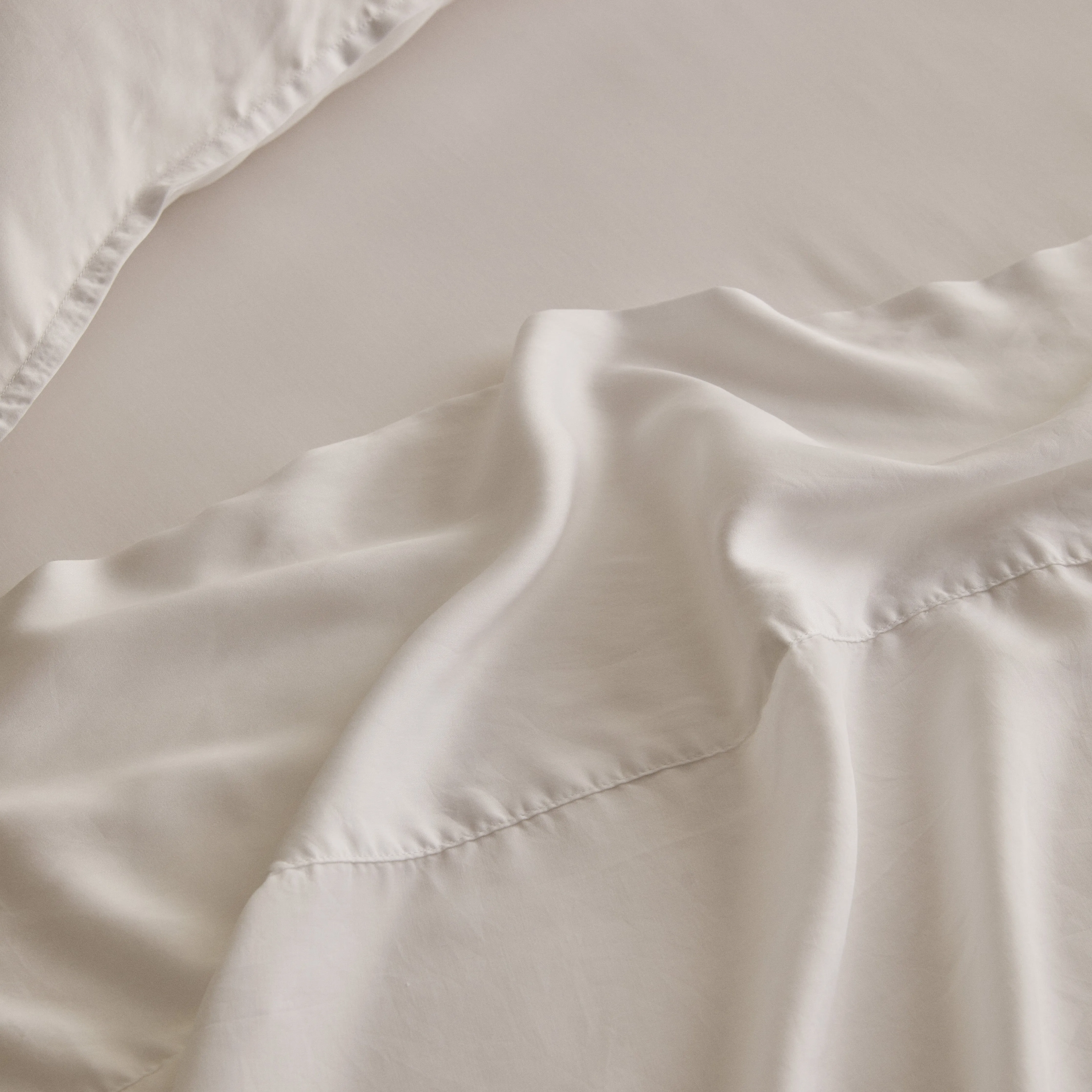 Kane Bamboo - White Fitted Sheet