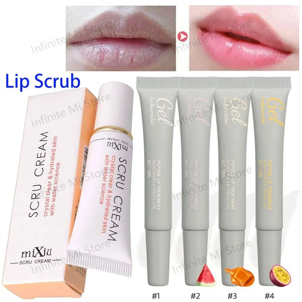 Lip Scrub Black Lip Remover Moisturizing Exfoliating Fade Dark Pigmentation Cream Lip Anti-Crack Moisturizing Lip Care Products