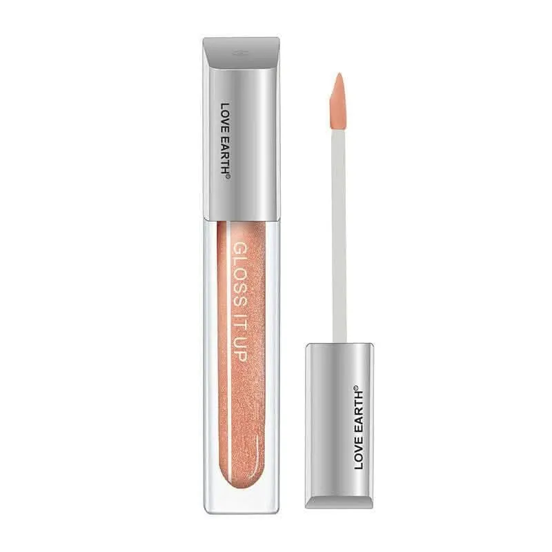 Love earth lip gloss (gold glam)