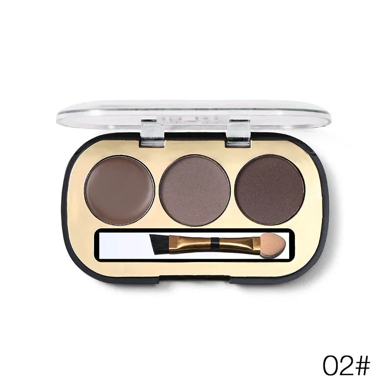 Miss Rose 3 Colors Eyebrow Powder
