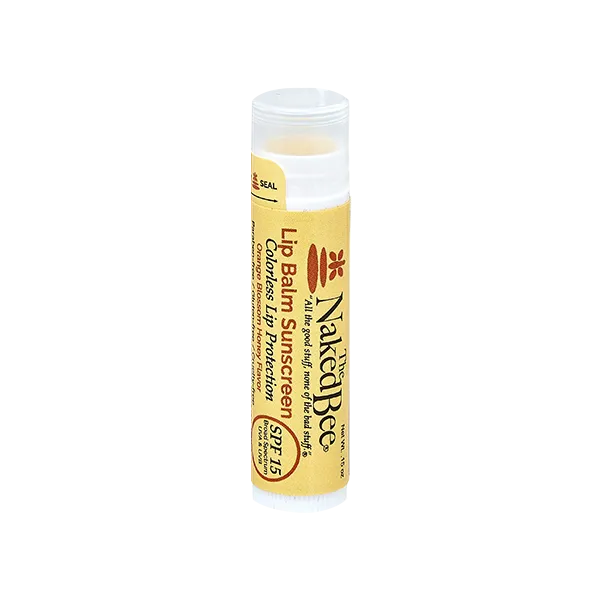Naked Bee || Orange Blossom Honey Colorless Lip Balm
