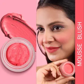 NY Bae Mousse Blush - Orange Sunset 05 (10 gm) | Orange | Creamy Matte | Natural Matte Finish | Highly Pigmented | Lightweight | Satin Soft Feel | Super Blendable | All Skin Types