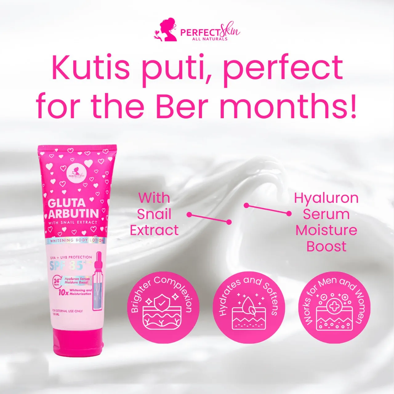Perfect Skin Gluta Arbutin Whitening Body Lotion - 250ml