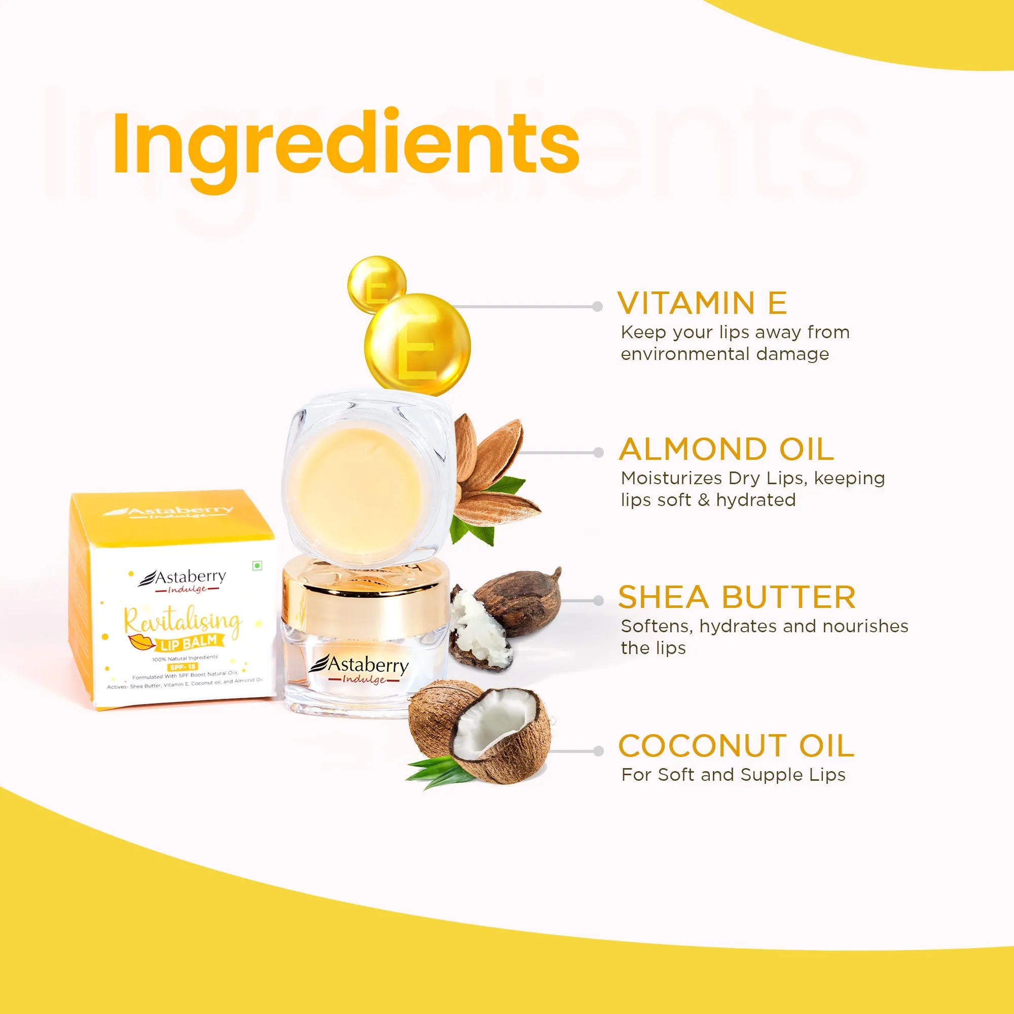 Revitalizing Lip Balm with SPF 15 for Dry & Chapped Lips - 8G