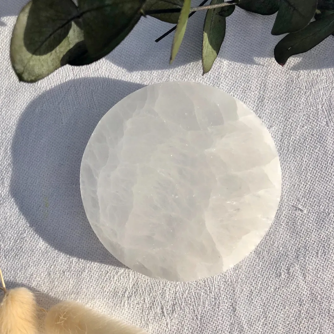 Selenite Crystal Charging Plate