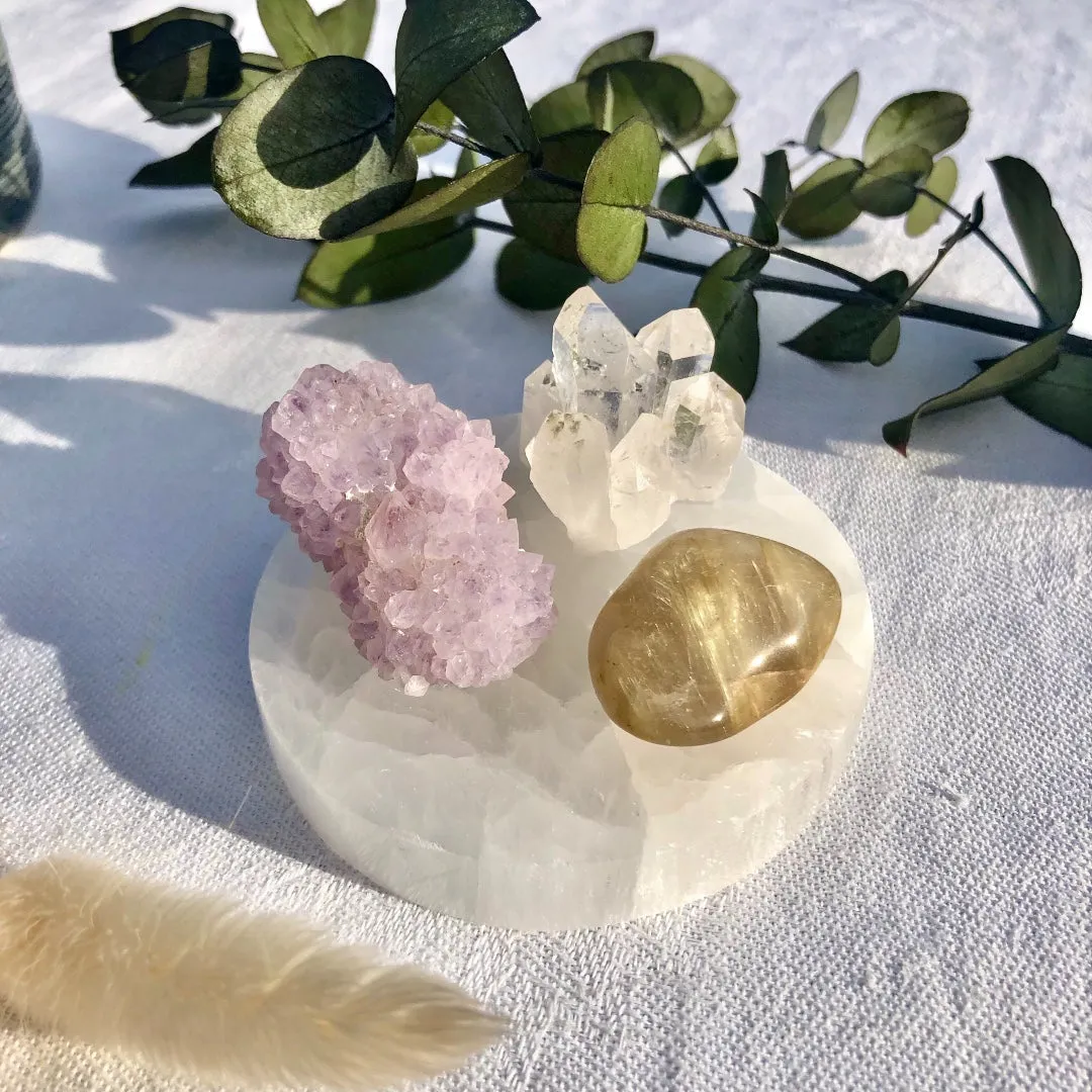 Selenite Crystal Charging Plate