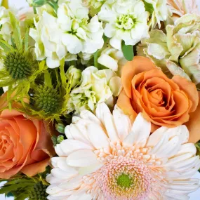 Sepia Toned Flower Centerpiece