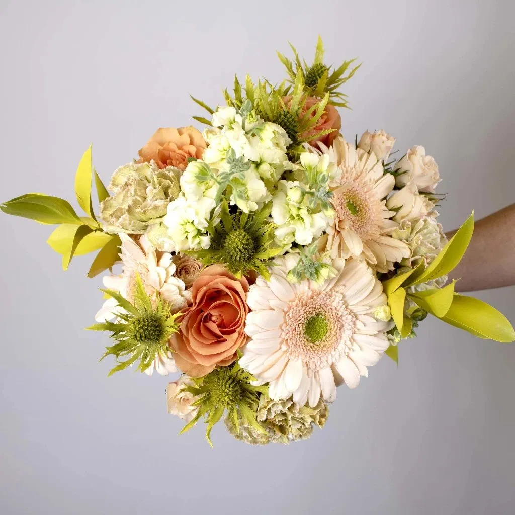 Sepia Toned Flower Centerpiece