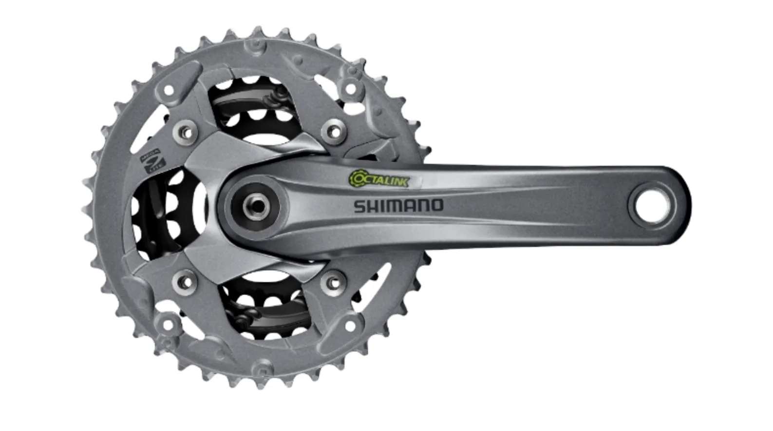 Shimano Alivio M4000 9 Speed Triple Octalink Chainset - 40T / 30T / 22T - 170mm