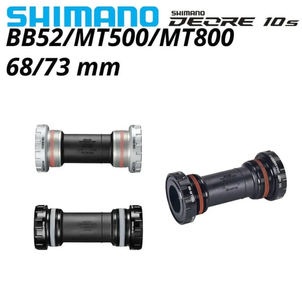 Shimano Deore SM-BB52 MT500 XT MT800 MT801 Hollowtech Mountain Bike Bottom Bracket 68 73 MM m6000 m4100 m7000 m8000 Chainwheel