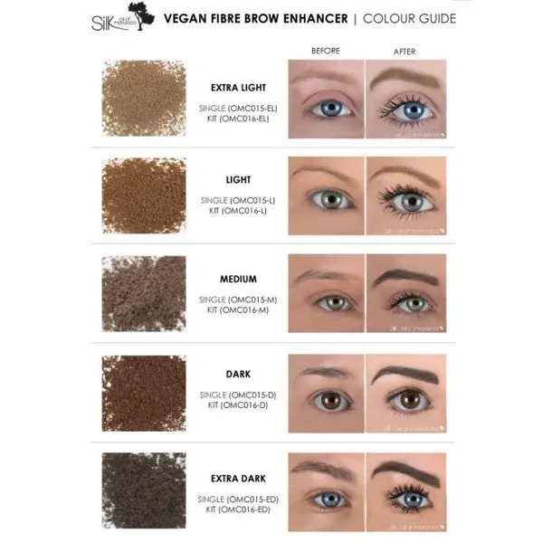 Silk Oil of Morocco Vegan Fibre Brow Enhancer Kit