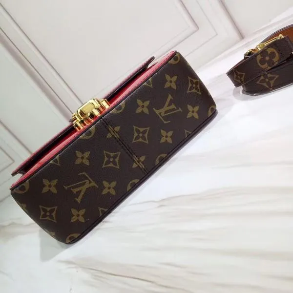 Smooth Vernis Patent Leather Cherrywood Bb Bag M52686 Scarlet 2019