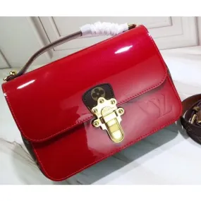 Smooth Vernis Patent Leather Cherrywood Bb Bag M52686 Scarlet 2019