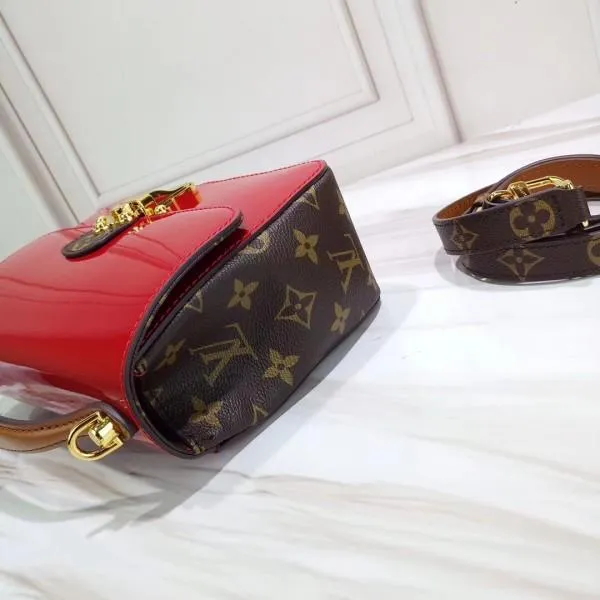 Smooth Vernis Patent Leather Cherrywood Bb Bag M52686 Scarlet 2019