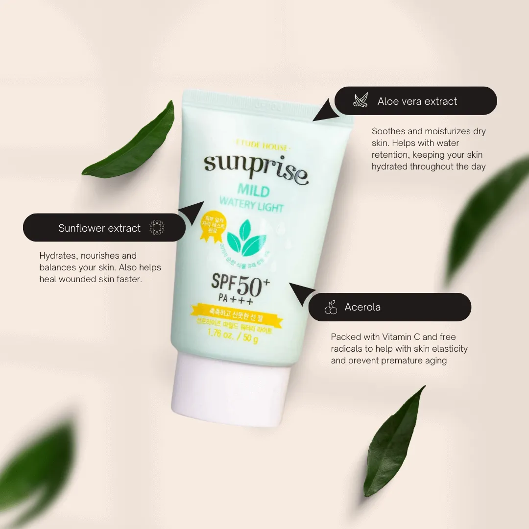 Sunprise Mild Watery Finish SPF50 PA   