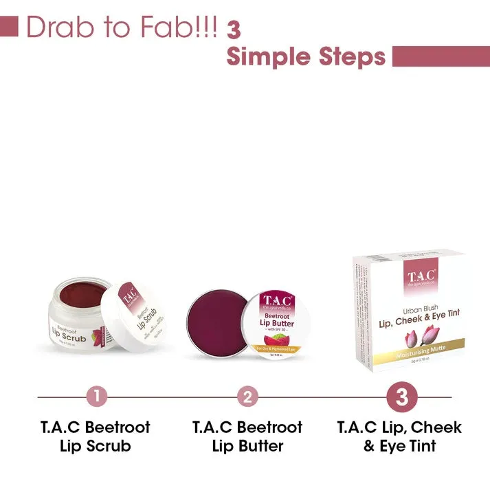TAC - The Ayurveda Co. Urban Blush Lip, Cheek & Eye Tint (5gm)