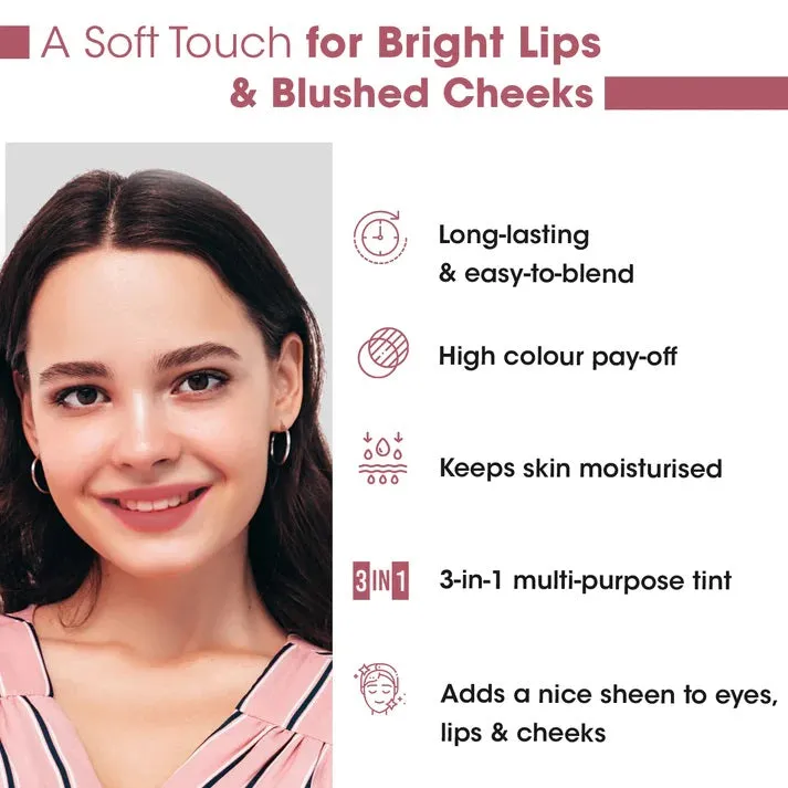 TAC - The Ayurveda Co. Urban Blush Lip, Cheek & Eye Tint (5gm)