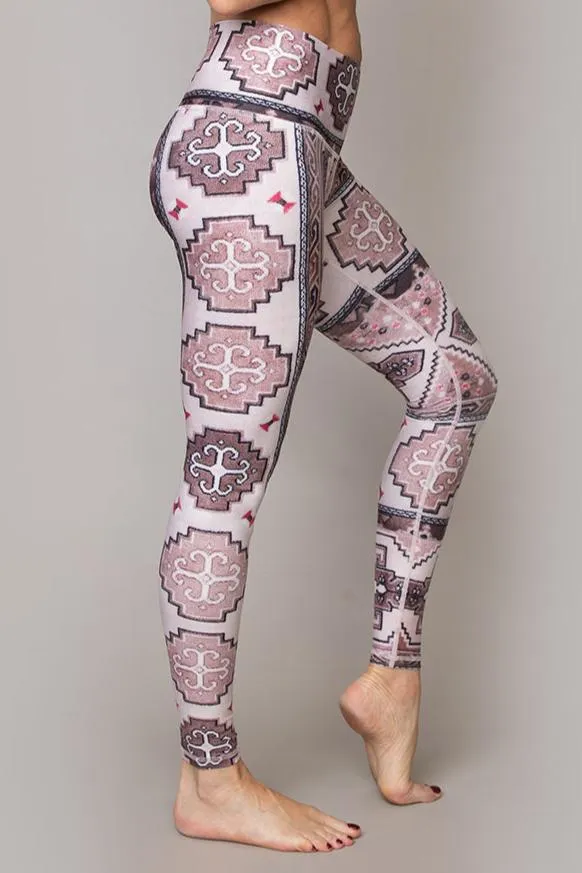Tapestry - Blush Barefoot Legging