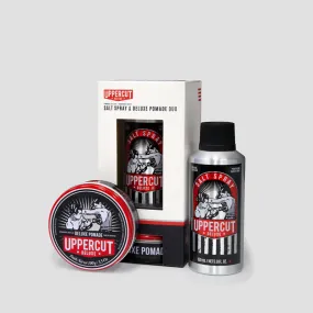 Uppercut Deluxe - Salt Spray & Styling Tin Duos, Deluxe Pomade
