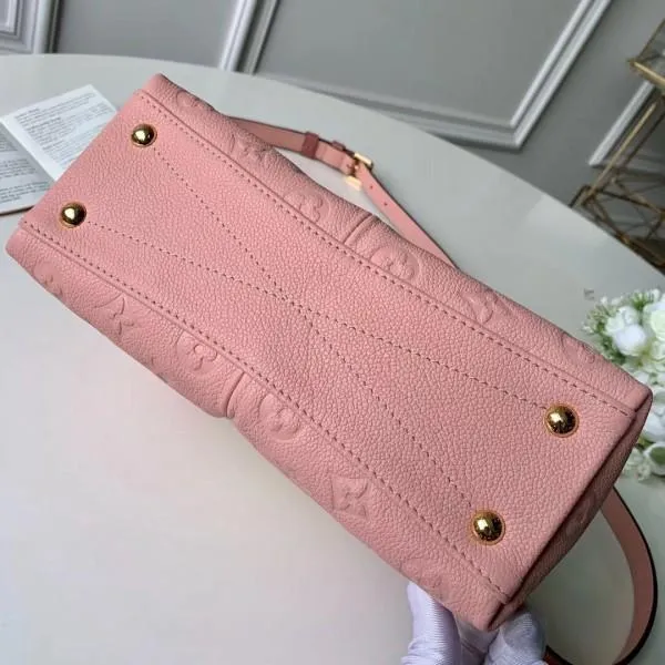 V Tote Bb Monogram Empreinte Leather M44455 Pink/creme Beige 2019 Collection