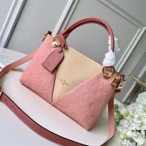 V Tote Bb Monogram Empreinte Leather M44455 Pink/creme Beige 2019 Collection